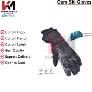 Ski <b>Gloves</b> <b>Touchscreen</b> Snow <b>Gloves</b> Waterproof Insulated Windproof Warm Fit for Ski and Snowboarding OEM - Product Image 2