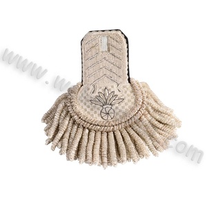 Epaulettes de Flecos de Oro Hechos a Medida, Clásicos para Ceremonias, para Uniformes de Banda y Equipo de Defensa Personal - Product Image 6