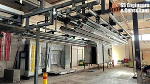 Industrial Powder Coating Plant PLC Controlled Proton <b>Bar</b> Transfer System Conveyor High-Capacity 200kg/h Production <b>Pump</b> Gear - Product Image 4