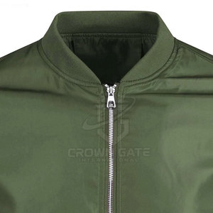 Diseña tu propia chaqueta bomber con logotipo, servicio OEM personalizado, tela ligera, chaqueta de invierno para hombre en venta - Product Image 3