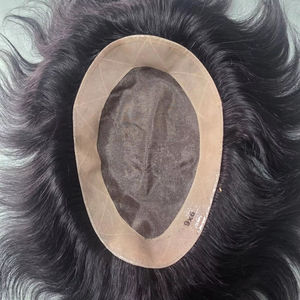 Taz Hair Bangladesh's High Quality Indian Hair <b>Wig</b> for <b>Men</b> Deep Wave Style Soft Mono Base Toupee Bangladeshi Hair System - Product Image 1