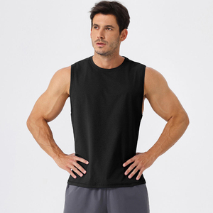 Men's Athletic Tank <b>Top</b> Quick Dry Workout Gym Vest Custom Logo OEM Wholesale Supplier Women's Seamless Tank <b>Top</b> Stretch Fitness - Product Image 2