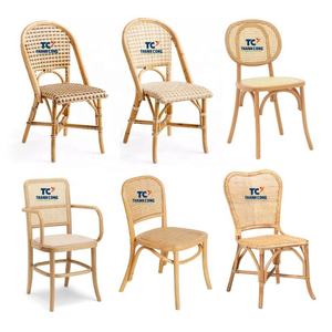 Chaise de restaurant en rotin de luxe chaises en osier fabriquées à la main le plus vendu fournisseur en gros du Vietnam - Product Image 2