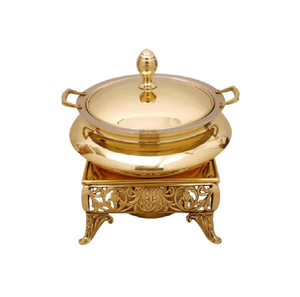 Dual-textured steel bucket with a hammered center band and a professional scoop For Champagne and Party Events At Wholesale rate - Product Image 3