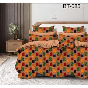 Ensemble de draps de lit 3 pièces en coton de qualité élégante Impression florale solide Style classique Confortable et idéal pour les cadeaux - Product Image 3