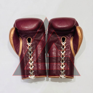 Ensemble de boxe professionnel sur mesure en cuir de vachette véritable de haute qualité pour le combat et l'entraînement - Product Image 4