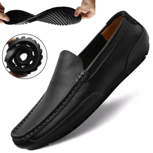 Zapatos de hombre 2026: Moda casual, calzado informal para hombre, mocasines formales para conducir, zapatos de cuero casuales para hombre. - Product Image 2