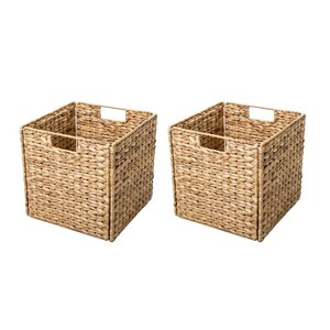 Multi-Purpose Natural Water Hyacinth Storage <b>Baskets</b> High Quality Durable Laundry <b>Basket</b> For Bathrooms Kitchens & Bedrooms - Product Image 2
