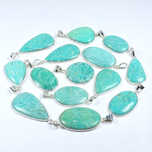Colgante de Piedras Preciosas Mixtas de la Mejor Calidad al por Mayor, Chapado en Plata, Estilo Boho, Forma de Lágrima, para Fabricación de Joyería, Minoristas BISMILLAH GEMS BG-171 - Product Image 5
