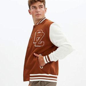 Men Custom Sports Varsity <b>Jacket</b> High Quality Wholesale Custom 100% Wool Fabric & Long Sleeve Letter Arm Baseball Varsity <b>Jacket</b> - Product Image 5