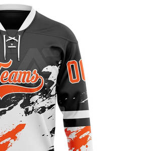 Jersey de Hockey Sublimado, Listo para Deporte, Personalizable, Uniforme de Práctica para Equipo, Ropa Deportiva Transpirable de Poliéster - Product Image 2