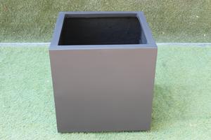 Meilleures ventes, nouvelle arrivée, pots de fleurs KNT modernes de luxe en FRP brun, incassables, légers, pour plantes de jardin, finition rugueuse - Product Image 5