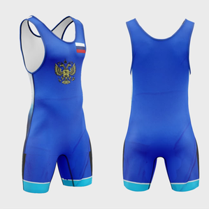 Maillot de lutte personnalisé pour hommes, logo frontal, 200 GSM, Spandex Polyester, uniforme professionnel d'équipe, durable, coupe ajustée/décontractée - Product Image 6