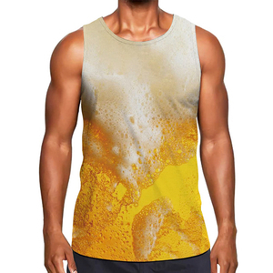 2026 Wholesale <b>Cheap</b> Price Blank 100%Cotton Gym Fitness Bodybuilding Men Tank Top Custom Logo Print - Product Image 5