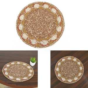Sets de table perlés faits main de qualité supérieure, magnifiques sets de table brodés pour la table à manger, décoration de la maison, restaurant et hôtel - Product Image 3