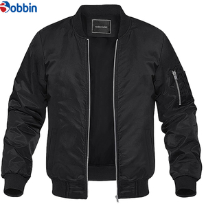 Chaqueta de Trabajo Impermeable, Gruesa, con Cuello Alto, Estilo Ajustado, de Poliéster, para Hombre, Chaqueta de Invierno Tipo Bomber, Cortavientos, con Bolsillos con Cremallera - Product Image 2