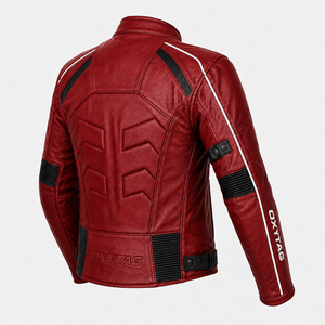 High Quality Custom Unisex Waterproof Windproof Breathable Leather Motorcycle <b>Racing</b> <b>Jacket</b> Customizable Color Logo for Winter - Product Image 6