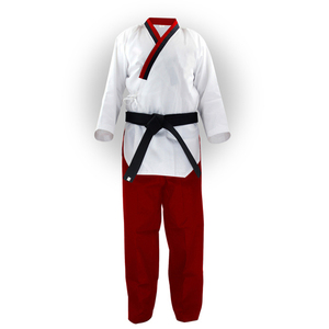 Factory Direct Sale Cotton <b>Cheap</b> Custom Breathable Taekwondo Uniform Popular Style Durable Anti-Shrink Taekwondo Uniform - Product Image 3