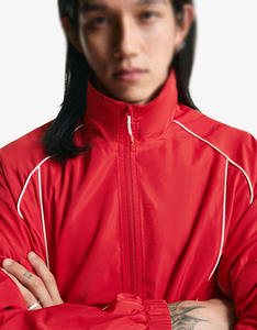 Conjunto de Chándal Impermeable Personalizado al por Mayor, Ligero, de Mezcla de Poliéster y Algodón, Casual, Lavado, de Secado Rápido y Transpirable - Product Image 3