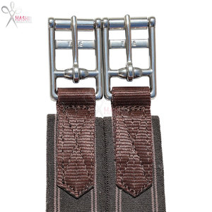 Cinturones de equitación Daily English Horses, acolchados con forro polar suave, de doble cara, resistentes, con hebillas elásticas de acero inoxidable, seguros, personalizables y reutilizables - Product Image 4
