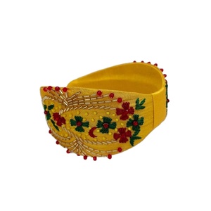 Diadema NOLA Mardi Gras hecha a mano, accesorio anudado para el cabello para boda, fiesta, Carnaval de Orleans Nola - Product Image 3