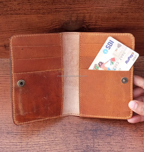 กระเป๋าใส่บัตรเครดิตสำหรับผู้หญิงทำด้วยมือมีลายดอกไม้ไม่ซ้ำใครกระเป๋าใส่หนังสือเดินทางอุปกรณ์เสริมกระเป๋าสตางค์มาใหม่ - Product Image 6