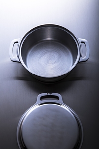 Casserole sans eau en alliage d'aluminium de qualité supérieure HAL KING MUSUI pour cuisinières à gaz et à induction, compatible four, design minimaliste - Product Image 3