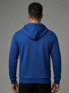 Premium Men's <b>Zip</b> Up Hoodie Soft Textured <b>Hooded</b> Sweatshirt Long Sleeve Casual Outerwear for All Seasons - Product Image 2