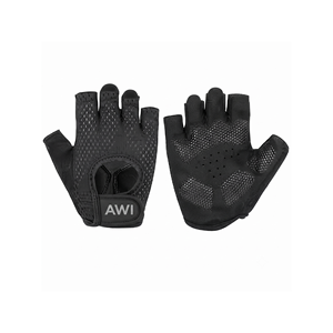 ถุงมือฟิตเนสแบบครึ่งนิ้ว AWI สำหรับทุกเพศ ระบายอากาศได้ดี ป้องกันฝ่ามือ สำหรับยกน้ำหนัก ออกกำลังกายในยิม กันลื่น สวมใส่ง่าย - Product Image 1