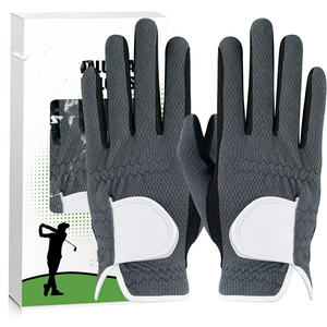 Gants de golf en cuir Cabretta doux et respirant, couleurs et logo personnalisés, pour homme/femme, main gauche, accessoires de golf, faciles à porter - Product Image 1