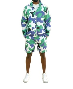 Windbreaker Summer Suit Customized Printed Logo Zip-Up Stand Retro Men's Color Block Nylon Waterproof Breathable - Product Image 6