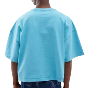 T-shirt court en coton premium haute densité pour hommes et femmes, style streetwear, fournisseur en gros - Product Image 3