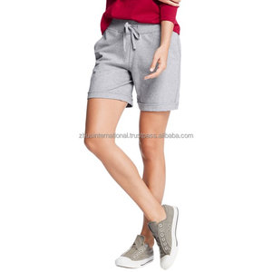 Pantalones cortos de verano de felpa francesa para mujer de alta calidad, diseño personalizado, tejido forrado, 100% funciona, fabricación profesional OEM - Product Image 2