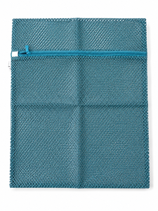 Sac à linge en maille épaisse avec fermeture éclair, sac de rangement pour vêtements 40 x 50 cm, type d'angle pour l'organisation quotidienne des vêtements - Product Image 2