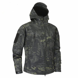 Veste Softshell Imprimée Camouflage Imperméable pour Homme – Idéale Randonnée, Chasse, Coupe-Vent, Respirante – Personnalisable OEM, Vente en Gros - Product Image 4