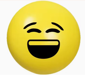Yellow <b>Exercise</b> Ball with Mickey Mouse Style <b>Face</b> AntiBurst EPP Material for Fitness Training - Product Image 4