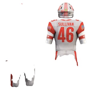 Maillots de football américain à sublimation supérieure Ensembles d'uniformes de football américain personnalisés Vêtements de football américain pour jeunes - Product Image 4