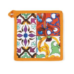 Porte-ustensiles Excelsa Lisbona en coton 20x20 cm multicolore - Product Image 1