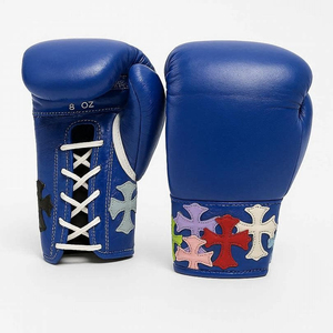 ถุงมือ MMA หนังพิมพ์โลโก้ตามสั่ง ซับเหงื่อได้ดี ปิดด้วยแถบตีนตุ๊กแก ขนาด 16 ออนซ์ วัสดุกันลื่น ราคาโรงงาน - Product Image 6