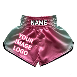 Pantalones Cortos de Muay Thai Personalizados OEM, Diseño Sublimado, Ligeros, de Secado Rápido y Transpirables para Entrenamiento Profesional - Product Image 1