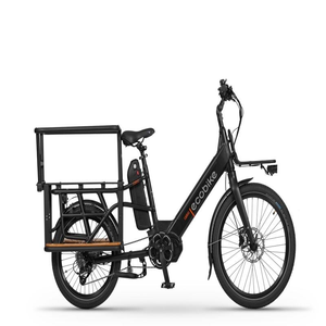 Bicicleta eléctrica Ecobikes Cargo más vendida con asiento adicional - Product Image 3