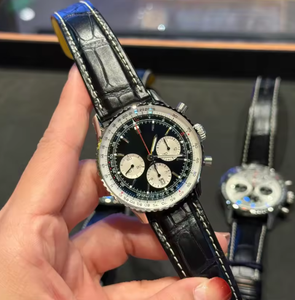 Reloj Deportivo Automático de Alta Calidad de Fábrica, Índices Romanos/Numericos, Diseño Atemporal, Correa de Cuero Opcional, Reloj de Diamantes para Hombre - Product Image 4