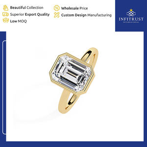 Offre incroyable sur des bagues solitaires en diamant de qualité supérieure, fabriquées à la main en argent sterling 925 avec une clarté VVS, au prix de gros - Product Image 3