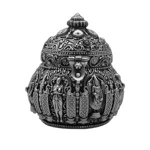 Offre incroyable sur les objets artisanaux en argent sterling 925 finition oxydée Dabbi - VENKATESHWARA d'Inde au prix le plus bas - Product Image 1