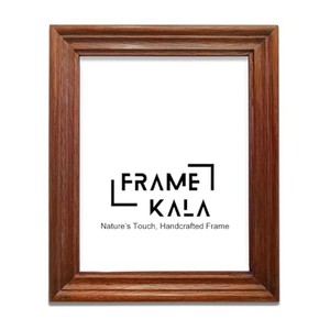 Cadre photo en bois MDF A4 11x13 personnalisable, vente en gros, blanc beige - Product Image 3
