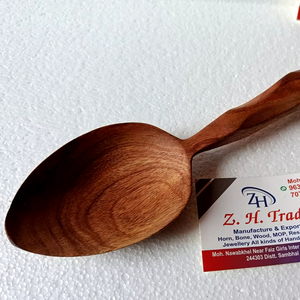 ชุดช้อนไม้ทำมือจากต้นสะเดา คุณภาพสูง เป็นมิตรกับสิ่งแวดล้อม สไตล์คลาสสิก ปรับแต่งได้ เหมาะสำหรับใช้ในครัวอินเดีย - Product Image 6