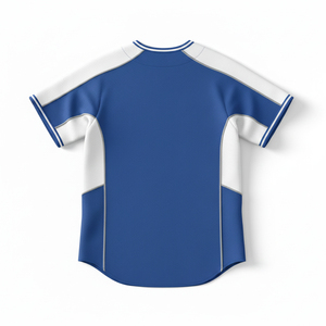 Wholesale Blank Custom Baseball Jersey Soft Pinstripe Breathable Polyester Sports Uniform <b>Top</b> Outerwear <b>Plus</b> <b>Size</b> - Product Image 2