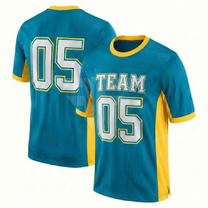 Camiseta de Fútbol Americano Transpirable con Estampado por Sublimación Premium, Tejido de Malla, Unisex, Corte Adulto, Manga Corta, Elegante - Product Image 2