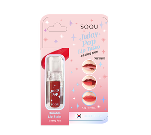 (Tatuaje Labial) SOQU Juicy Pop Lip Tattoo Cherry Pop_K beauty - Product Image 1