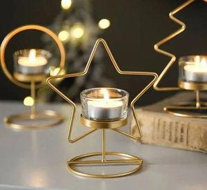 Porte-bougie de table en métal en forme de sapin de Noël, dernier design, pour décoration de maison, mariage ou Noël. - Product Image 6